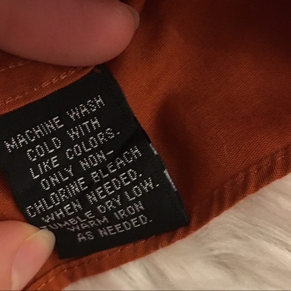 Men’s | Burnt orange | dress shirt - Picture 11 of 12